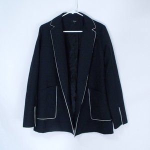 Theory Blazer Oaklane Admiral Crepe Piped Jacket 4